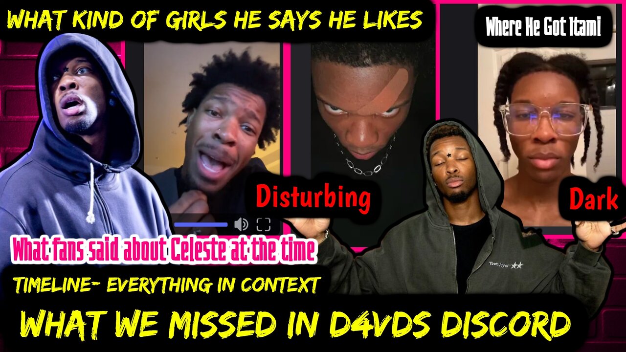 What We Missed in D4VD's Discord - Timeline - Everything in Context |Celeste Rivas Hernandez Justice