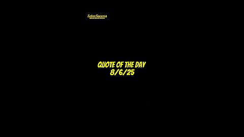 Daily Quote 📝 | 8/6/25 #MotivationalQuotes #LifeQuotes #QuotesAboutLife #SobrietyQuotes #DailyQuote