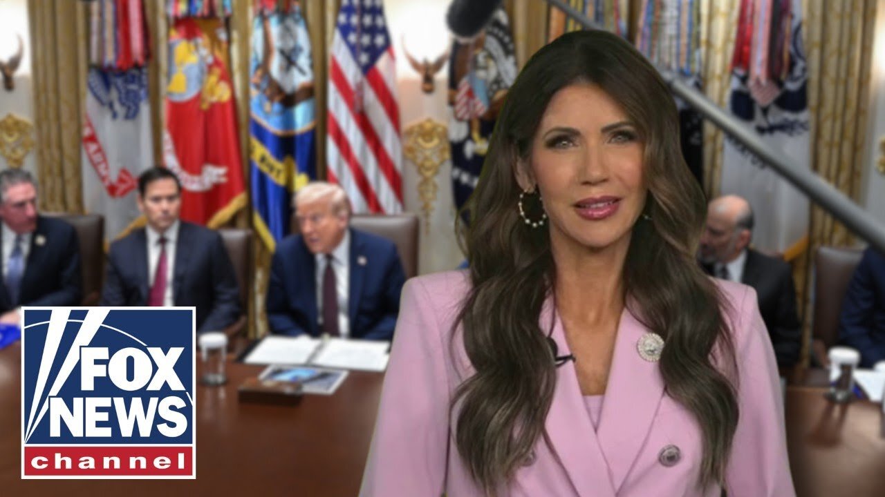 ‘FINALLY FREE AGAIN’: Noem reveals crime stats following Trump’s cabinet meeting