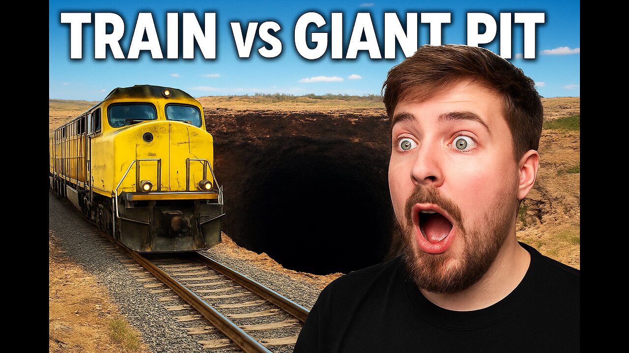 Train Vs Giant Pit