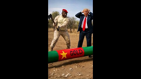 Ibrahim Traoré Of Burkina Faso Gold Pipeline Fun While Trump Surprised 😂