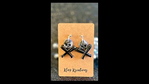 Klay Kreations Shop Custom Polymer Earrings _handmade _asmr #polymerclay #etsyshop #jewelry