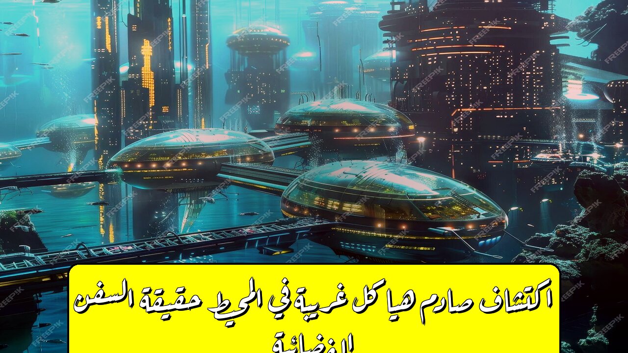 اكتشاف صادم: هياكل غريبة في المحيط! حقيقة السفن الفضائية؟ #غموض #فضاء #اكتشاف