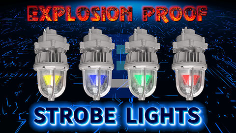 Explosion Proof LED Strobe Light - C1D1 - 4Hz Flash Rate - IP67