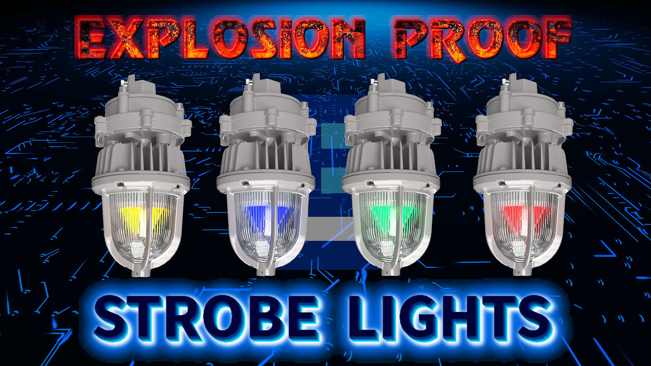 Explosion Proof LED Strobe Light - C1D1 - 4Hz Flash Rate - IP67