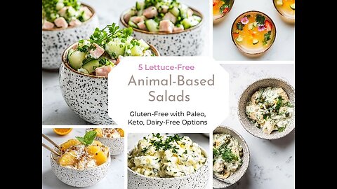 5 Lettuce-Free Animal-Based Salads