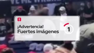 Imágenes del disparo contra el activista Charlie Kirk