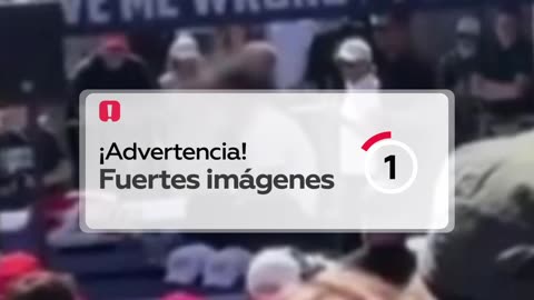 Imágenes del disparo contra el activista Charlie Kirk