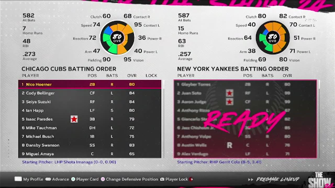 The Show 24 Cubs VS Yankees! Live on APfnS & PS5