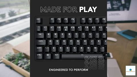Logitech G413 SE Full-Size Mechanical Gaming Keyboard - Backlit Keyboard with Tactile Mech