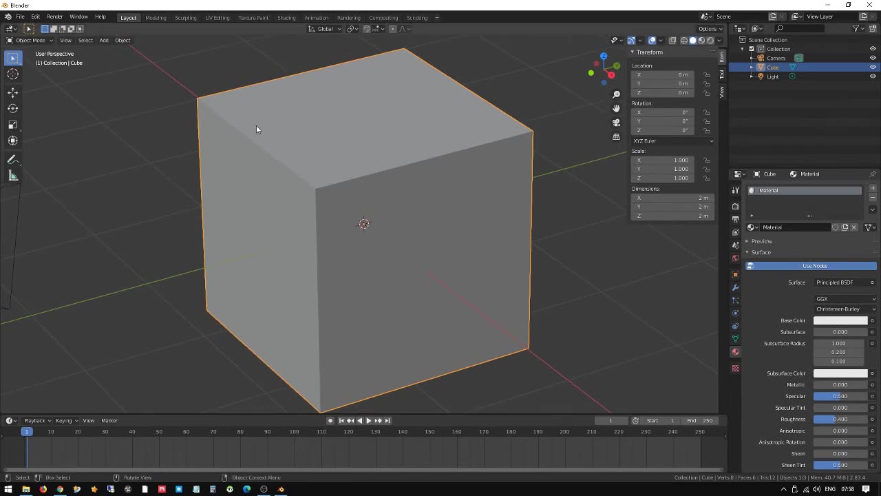 Blender Beginner Tutorial 🎨 | Learn 3D Modeling Step by Step