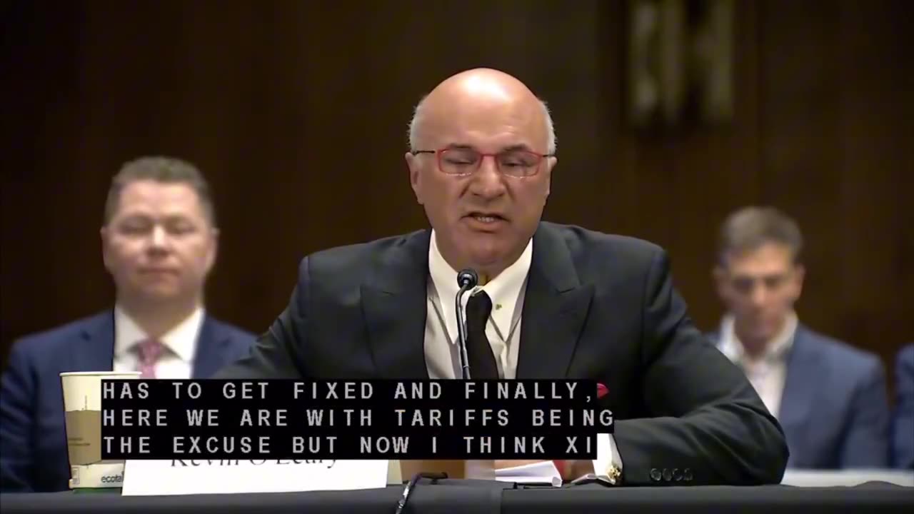 Kevin O'Leary Testifies Before the Senate About the Challenges of Doing Business in China