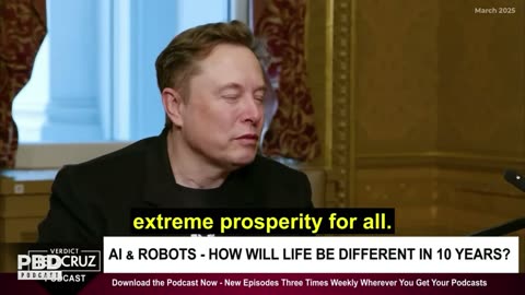 Elon lays out the next 10 years of AI and robot Advancement