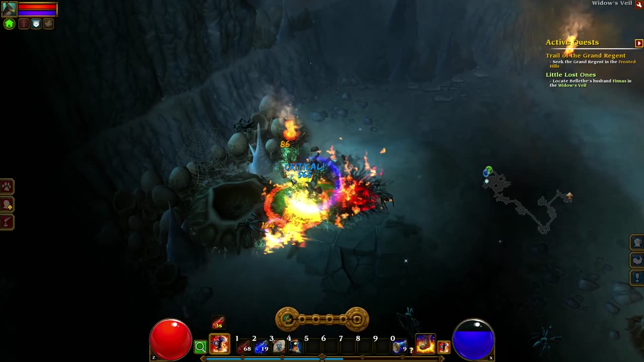 Torchlight II - Widow's Veil - Winter Widow - Boss Fight [Engineer]