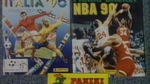 Anuncio Panini mundial Italia 1990