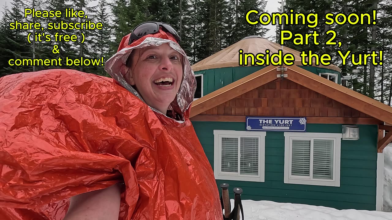 Come stay overnight with me in a Yurt in the woods! #yurt #skipatrol