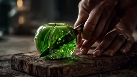 Apply cutting ASMR