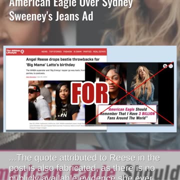 Fact Check: Angel Reese Did NOT Call For A Boycott Of American Eagle Over Sydney Sweeney's Ad