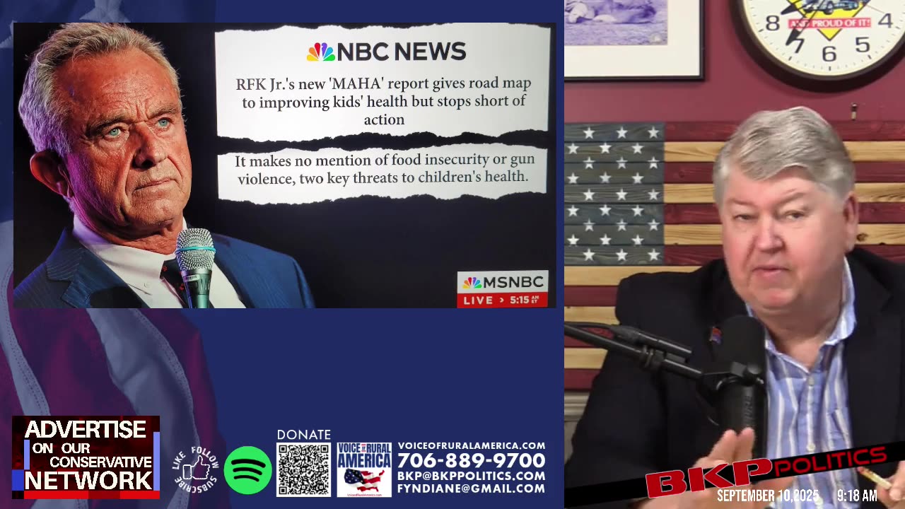 LIVESTREAM - 8:00am ET - Voice of Rural America with BKP