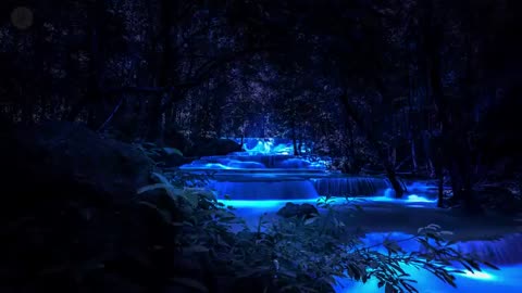 Relaxing Cricket Sounds & Flowing Creek – Nature ASMR