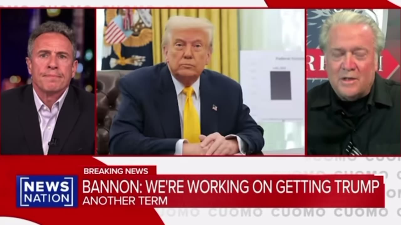 BANNON: "I’m a firm believer that President Trump will run and win again in 2028.“