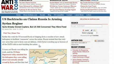 CIA Helps Syrian Rebels, CFR: Use Army As Domestic Police, Largest Urban Exercise in US