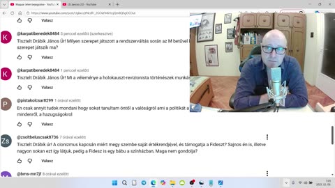 ÉN (is) válaszolok a Drábik Jánosnak írt kérdésekre