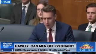 SEN JOSH HAWLEY HEARING> DR. CAN MEN GET PREGANT? - 4 mins.