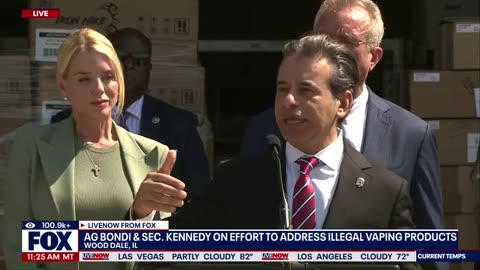 RFK Jr. and Pam Bondi discuss illegal vaping