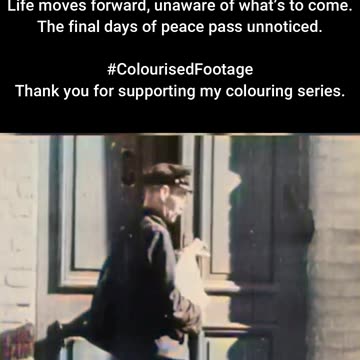 A City Unaware Kiev Before the Storm #ColourisedHistory