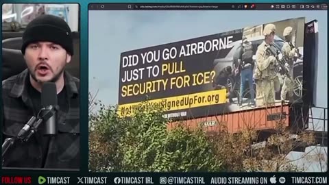 📌 Billboards that allude to troops defying orders are illegal and must end