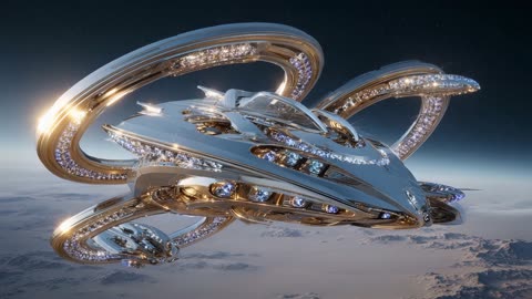 Desert and spaceship