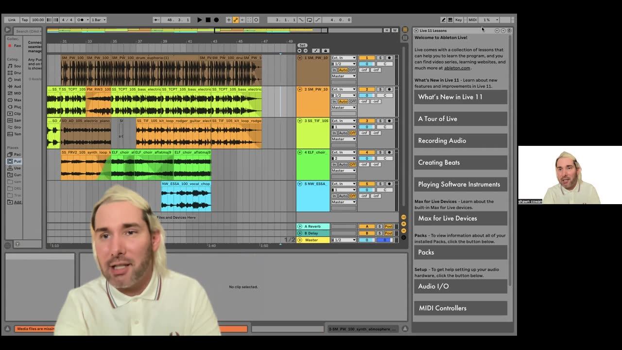 Editing a Track on Ableton