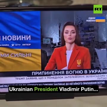 Ukrainian TV anchor makes Freudian slip — calls Putin 'President of Ukraine' in live broadcast