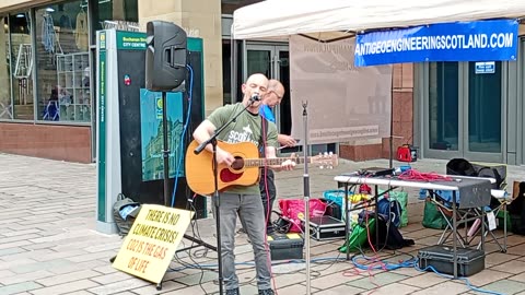 ANTI GEO-ENGINEERING SCOTLAND, BUCHANAN STREET STEPS , GLASGOW 431/05/25