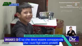 Vogliono vaccinare obbligatoriamente i bambini della Bolivia contro il morbillo.