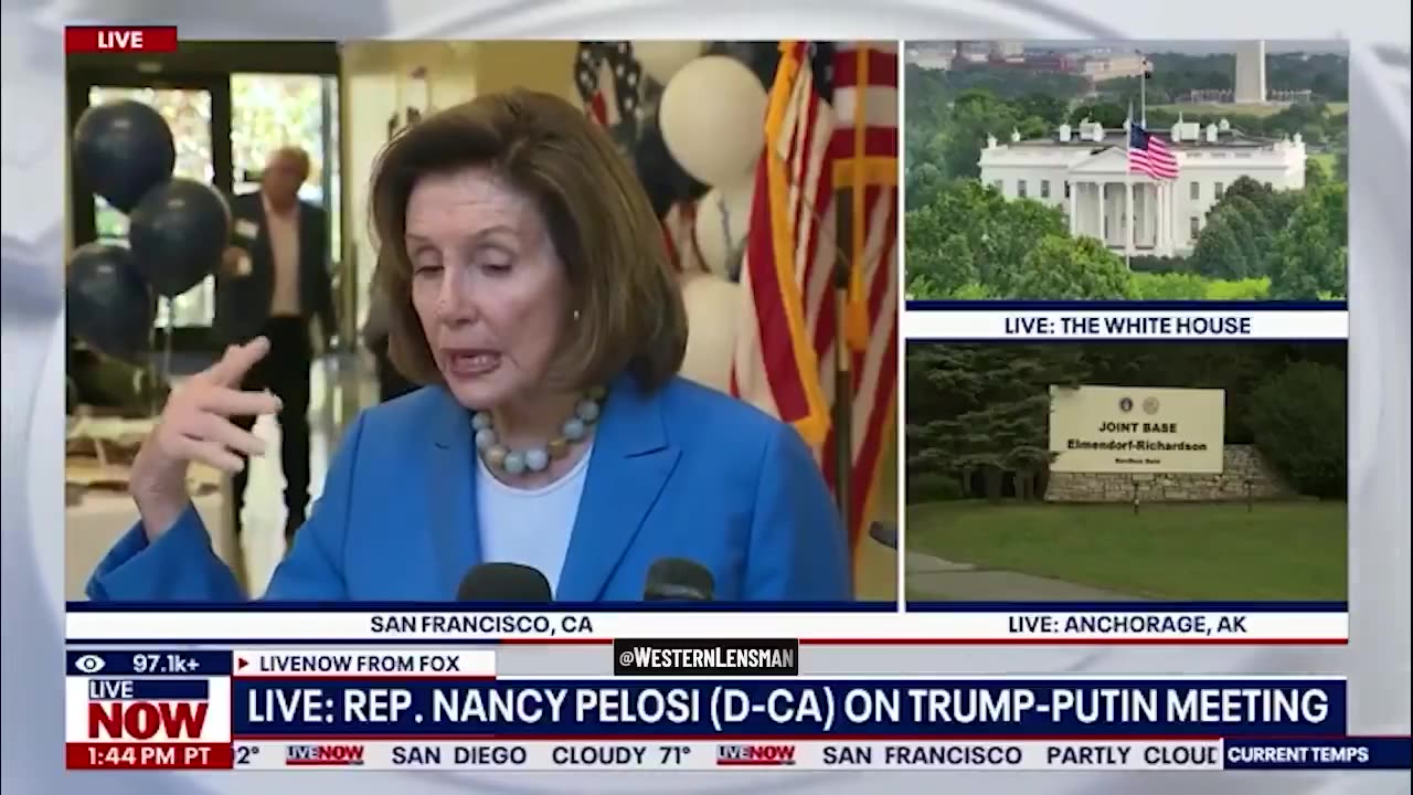 Nancy Pelosi says she doesn't understand what the National Guard is doing in DC.
