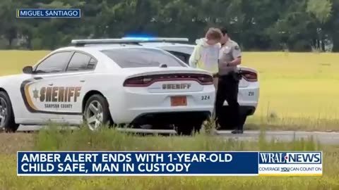 Amber Alert ends with 1-year-old girl safe, man in custody