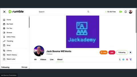 Jack Bosma WEVents