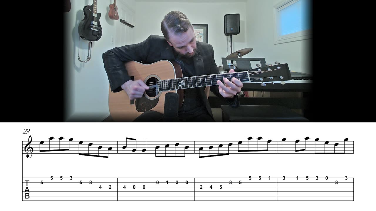 Easter Sunday - Flatpicking Bluegrass Guitar Lesson (Sheet Music + TAB)