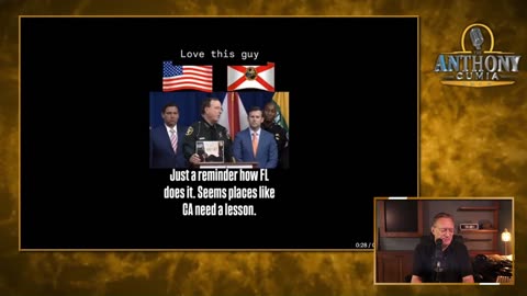 Anthony Cumia: Florida Sheriff wants protesters to know this isn't L.A. "You WILL be arrested"