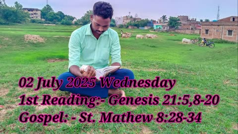 Catholic Daily Gospel and Reading in Hindi 02 July 2025 | Today's Bible Verse | Aaj ka Susamachar