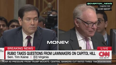 Secretary Marco Rubio just dropped the mic on Democrat Senator Tim Kaine.