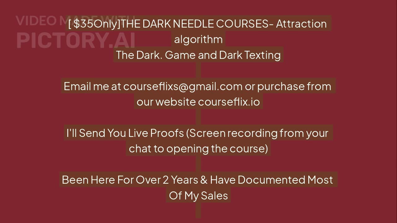 DOWNLOAD THE DARK NEEDLE Academy COURSES