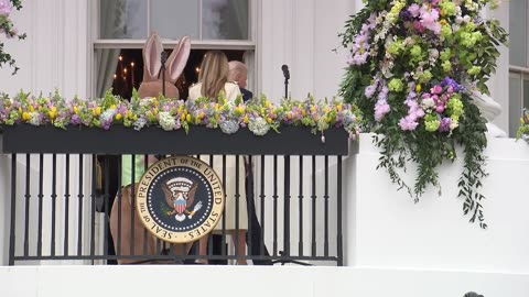 President Trump and The First Lady Participate in the 2025 White House Easter Egg Roll