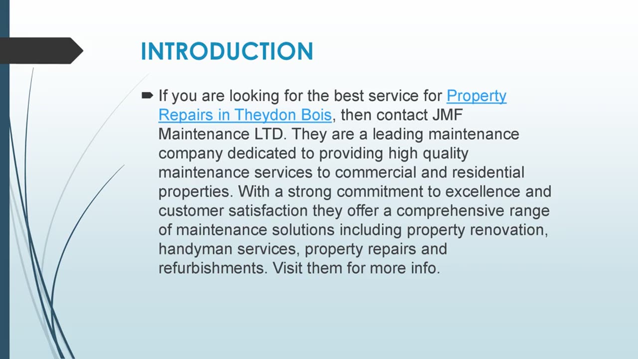 Best Property Repairs in Theydon Bois