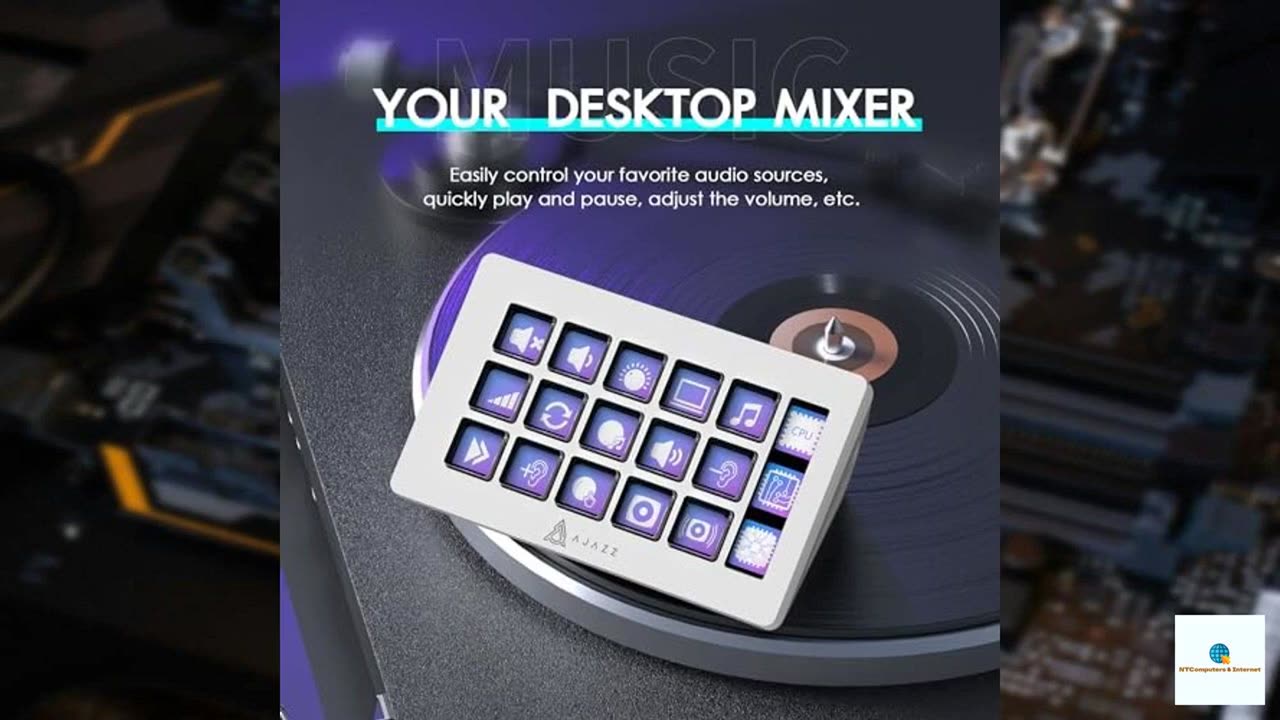 AKP153 Studio Deck, Stream Controller, 15 Macro Keys, Trigger Actions in Apps and Software