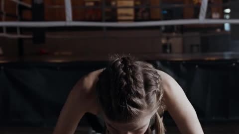 Woman, gym, workout