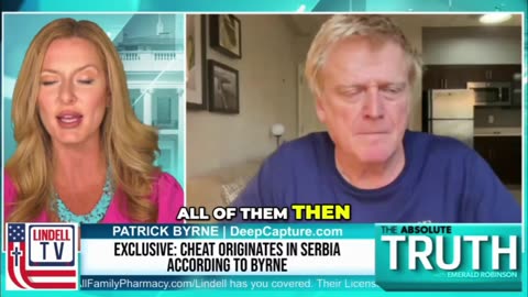 Emerald Robinson Interviews Patrick Byrne on Serbia Dominion Connection and Election tampering
