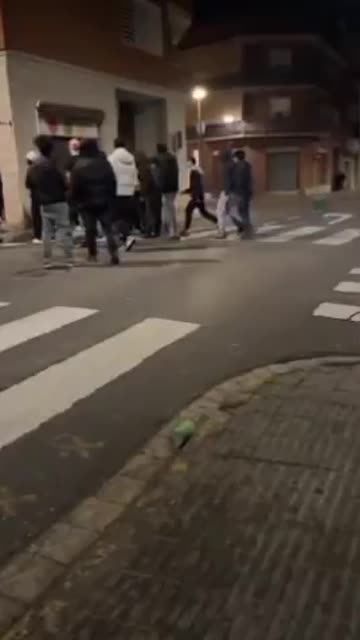Africans attack native Spanish women
